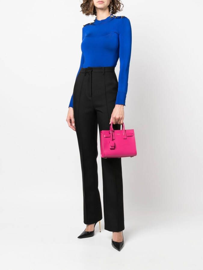 Saint Laurent Sac de Jour Nano shopper Roze