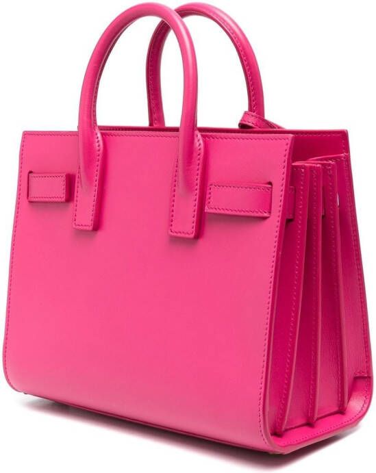 Saint Laurent Sac de Jour Nano shopper Roze