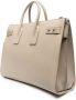 Saint Laurent Sac De Jour Thin leren shopper Beige - Thumbnail 3