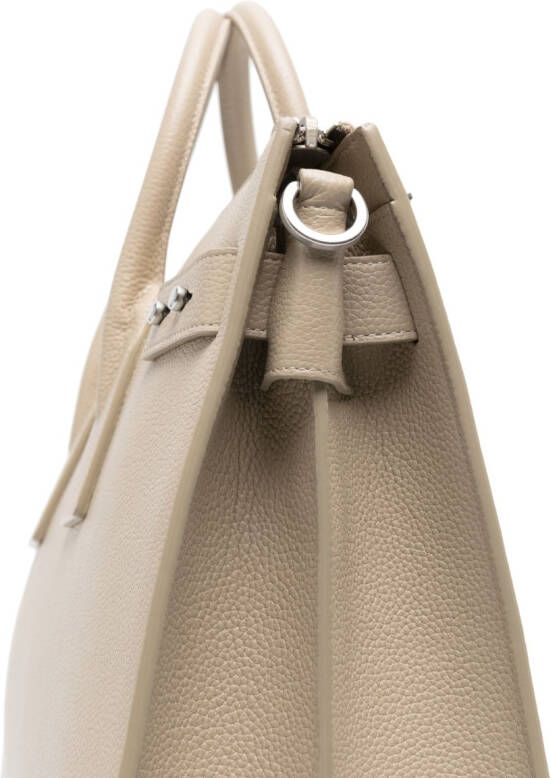 Saint Laurent Sac De Jour Thin leren shopper Beige