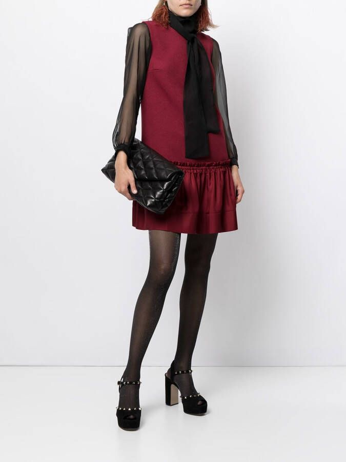 Saint Laurent Sade gewatteerde clutch Zwart
