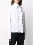Saint Laurent Shirt met ruchebies Wit - Thumbnail 3