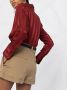 Saint Laurent Shorts met geplooid detail Groen - Thumbnail 3