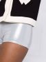 Saint Laurent Shorts met metallic-effect Grijs - Thumbnail 3