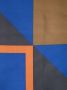 Saint Laurent Sjaal met geometrisch patroon Blauw - Thumbnail 2