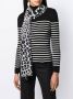 Saint Laurent Sjaal met luipaardprint Zwart - Thumbnail 2