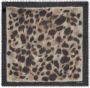 Saint Laurent Sjaal met luipaardprint Zwart - Thumbnail 2