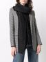 Saint Laurent Sjaal met monogram Zwart - Thumbnail 2