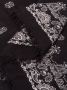 Saint Laurent Sjaal met paisley-print Zwart - Thumbnail 3