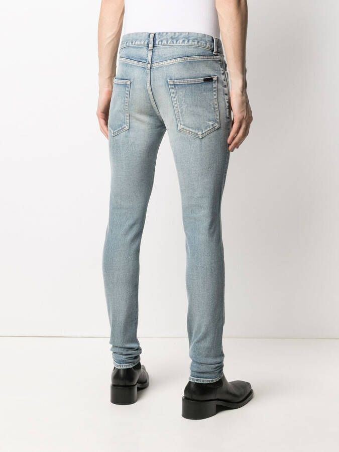 Saint Laurent Skinny jeans Blauw