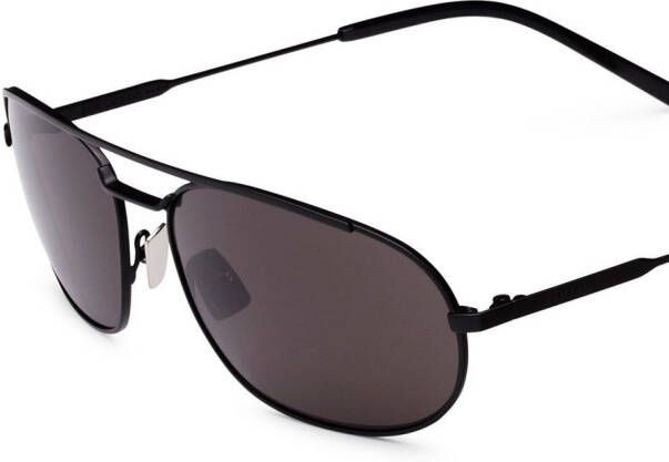 Saint Laurent SL 561 zonnebril met piloten montuur Zwart