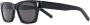 Saint Laurent SL402 zonnebril met rechthoekig montuur Zwart - Thumbnail 2