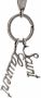 Saint Laurent Sleutelhanger met logo-amulet Zilver - Thumbnail 2