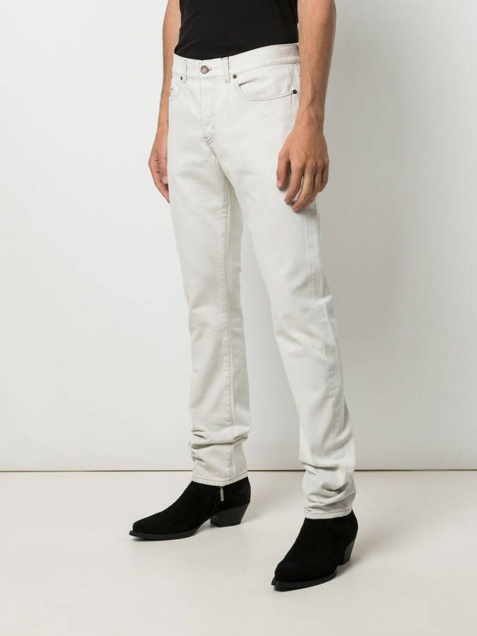 Saint Laurent Slim-fit jeans Wit