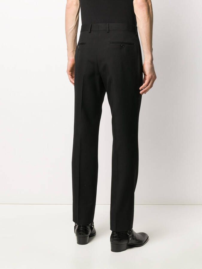 Saint Laurent Slim-fit pantalon Zwart