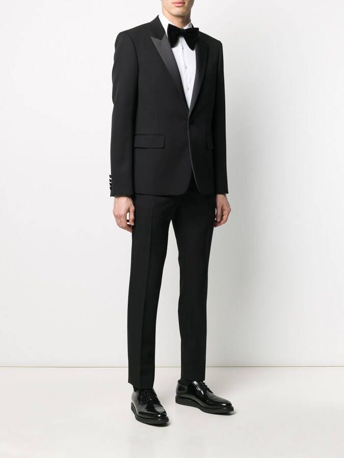 Saint Laurent Pak met zijden afwerking Zwart