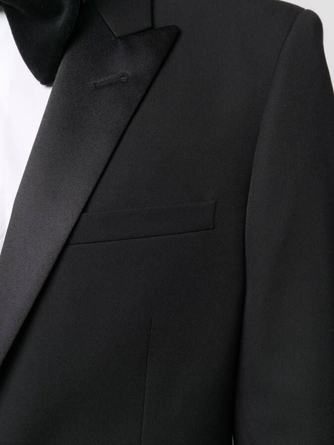 Saint Laurent Pak met zijden afwerking Zwart