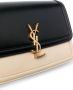 Saint Laurent Solferino tweekleurige schoudertas Zwart - Thumbnail 4