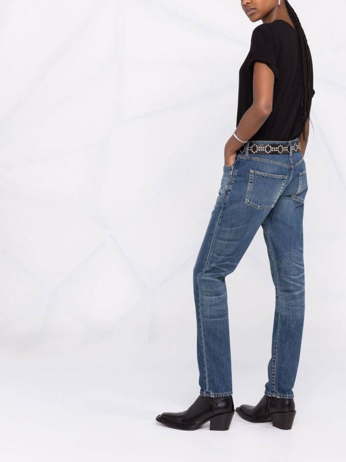 Saint Laurent Straight jeans Blauw