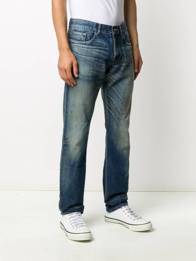 Saint Laurent Straight jeans Blauw