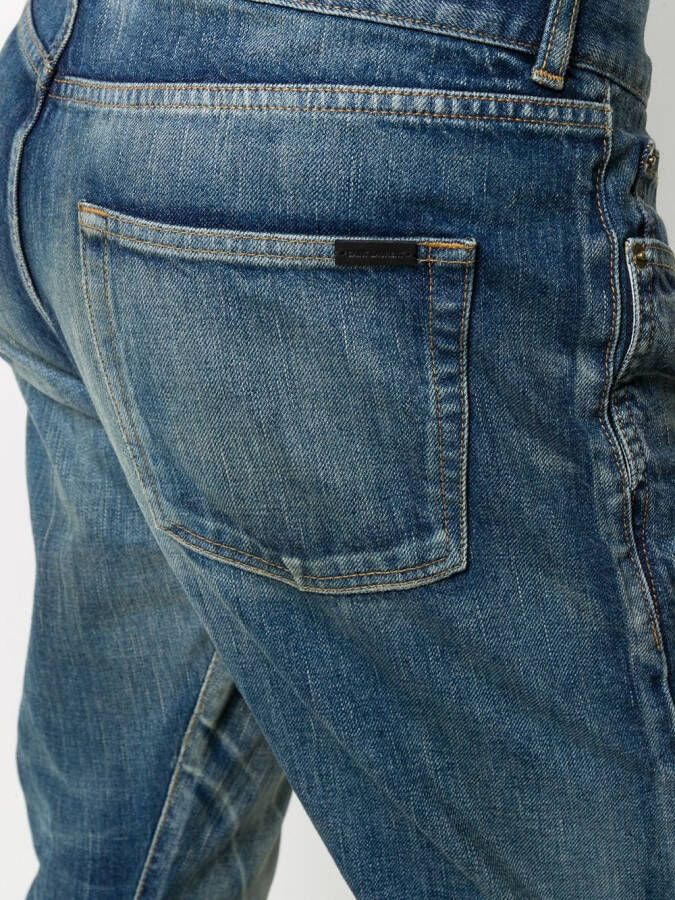 Saint Laurent Straight jeans Blauw