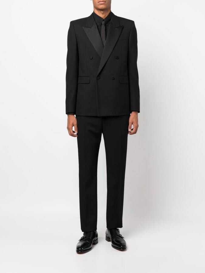 Saint Laurent Straight pantalon Zwart