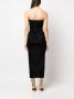 Saint Laurent Strapless mini-jurk Zwart - Thumbnail 4