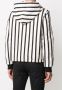 Saint Laurent Stropdas met streep Wit - Thumbnail 4