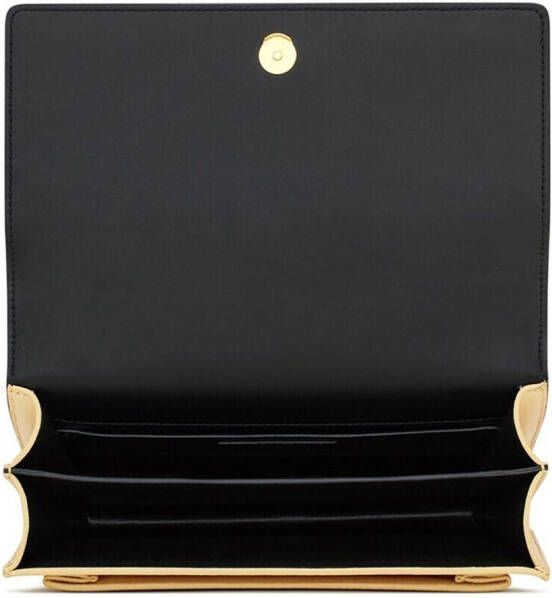 Saint Laurent Sunset tweekleurige schoudertas Zwart