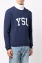 Saint Laurent Sweater met logoprint Blauw - Thumbnail 3
