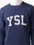 Saint Laurent Sweater met logoprint Blauw - Thumbnail 5