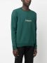 Saint Laurent Sweater met logoprint Groen - Thumbnail 3