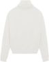 Saint Laurent Sweater met sjaalkraag Wit - Thumbnail 2