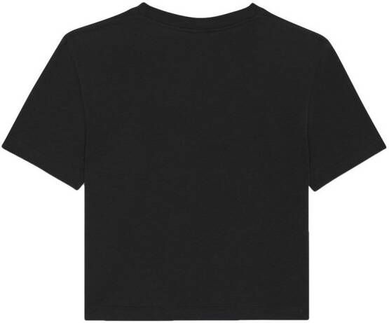 Saint Laurent T-shirt met geborduurd logo Zwart