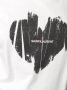 Saint Laurent T-shirt met hart logo Wit - Thumbnail 5