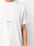 Saint Laurent T-shirt met logo Beige - Thumbnail 5