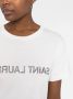 Saint Laurent T-shirt met logoprint Wit - Thumbnail 5