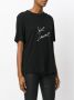 Saint Laurent t shirt met logoprint dames katoen XL Zwart - Thumbnail 3