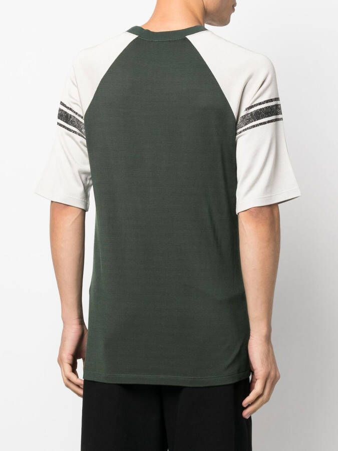 Saint Laurent T-shirt met print Groen