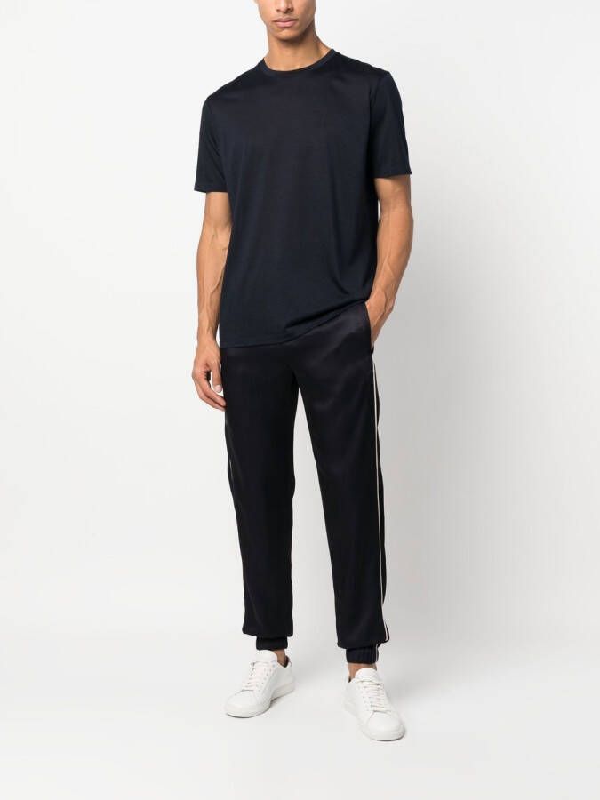 Saint Laurent T-shirt met ronde hals Blauw