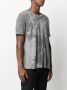 Saint Laurent T-shirt met tie-dye print Grijs - Thumbnail 3
