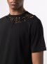 Saint Laurent T-shirt met uitgesneden details Zwart - Thumbnail 5