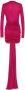 Saint Laurent Mini-jurk met gestrikte voorkant Roze - Thumbnail 2