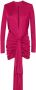 Saint Laurent Mini-jurk met gestrikte voorkant Roze - Thumbnail 3