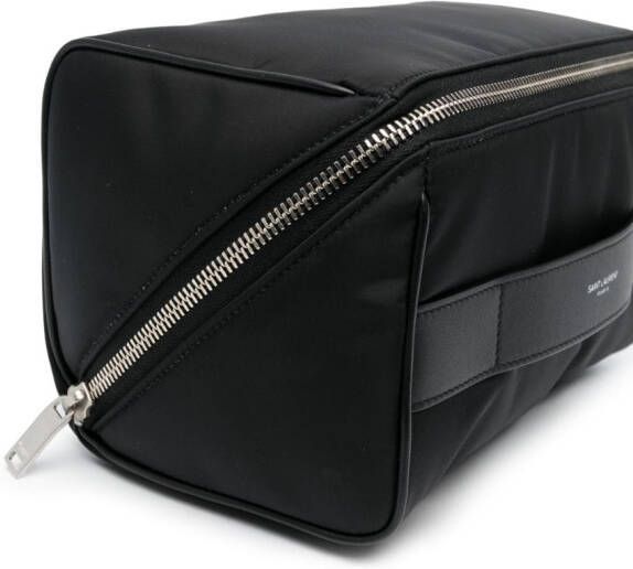 Saint Laurent Toilettas met logo Zwart