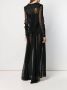 Saint Laurent Transparante jurk Zwart - Thumbnail 4