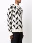 Saint Laurent Trui met chevron patroon Wit - Thumbnail 3