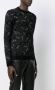 Saint Laurent Trui met jacquarddessin Zwart - Thumbnail 3