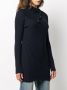 Saint Laurent Trui met omgeslagen kraag Blauw - Thumbnail 3