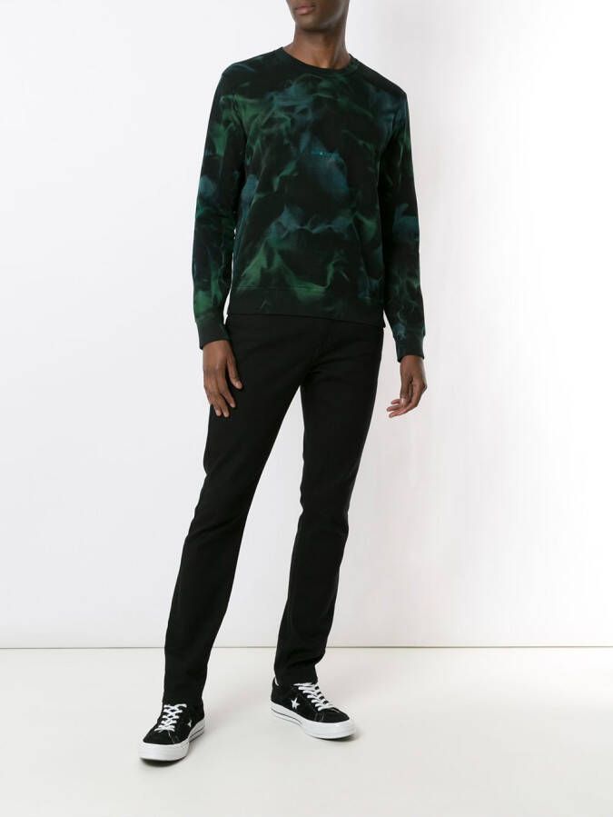 Saint Laurent Trui met print Zwart